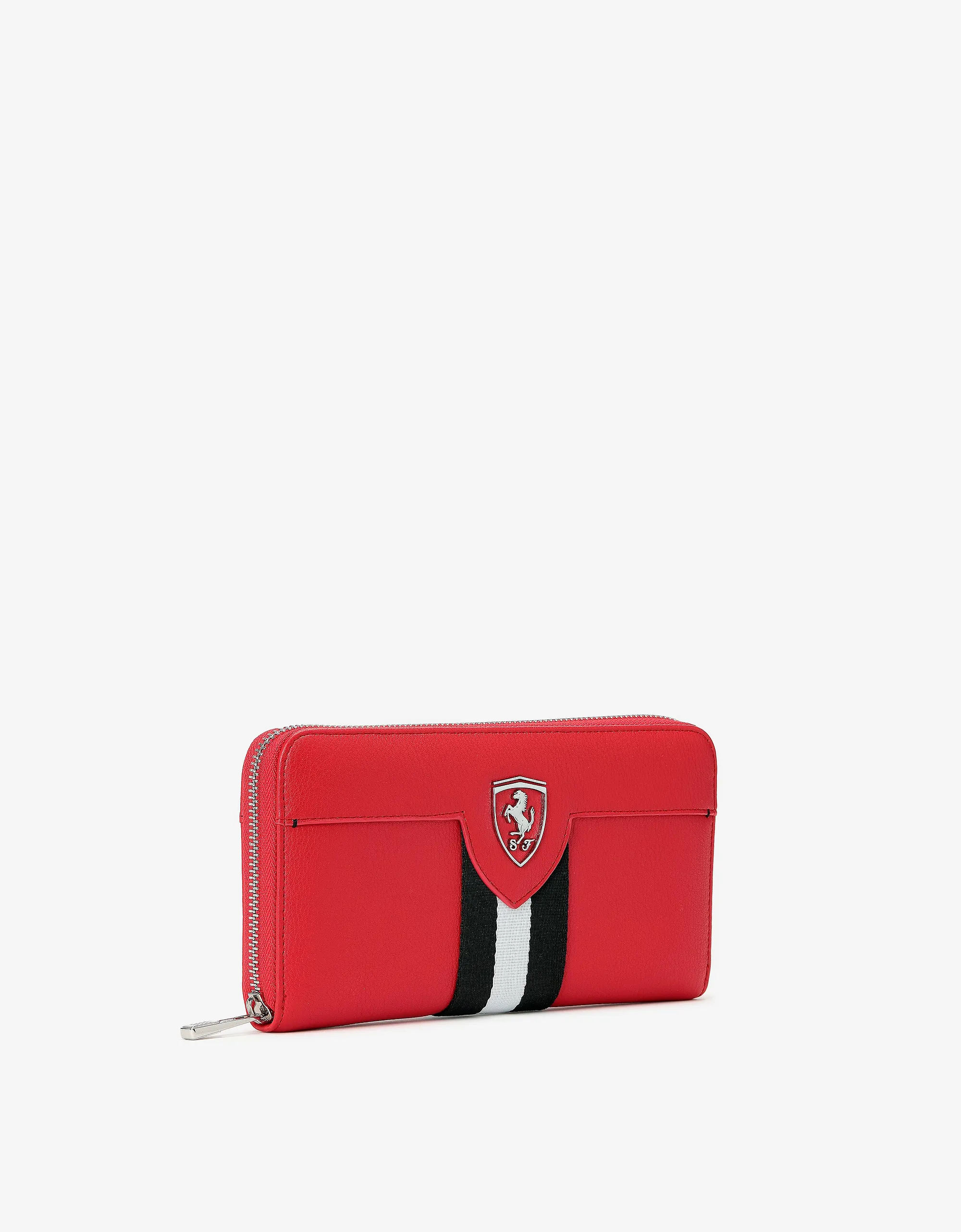 Ferrari Damen Brieftasche Geldbeutel Rot mit Ferrari Wappen
